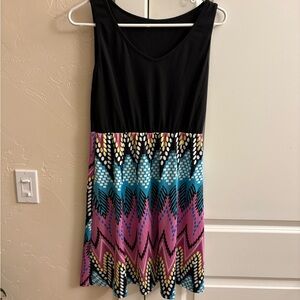 Colorful Sleeveless Dress
